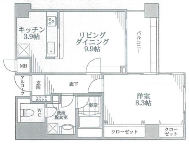 ルート鵠沼の間取り