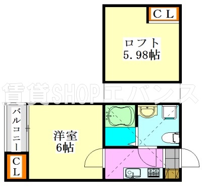 ヴィヴァーチェ前原の間取り