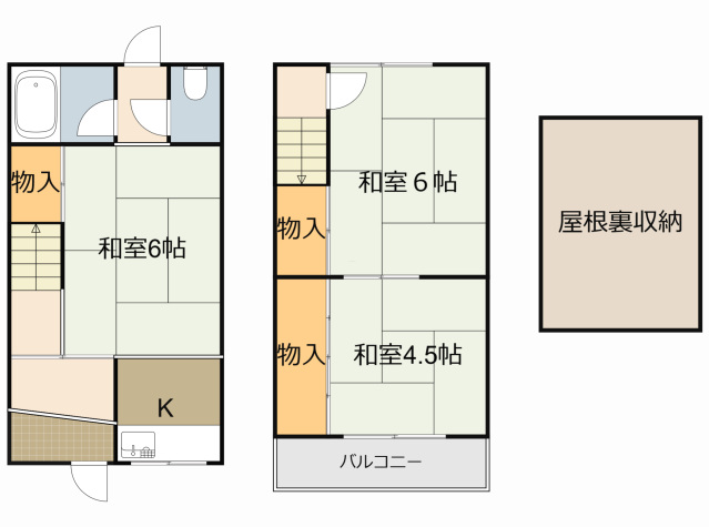 寝屋川市堀溝のその他の間取り