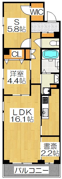 グランレブリー二条城東の間取り