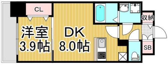 RPレジデンス都島の間取り