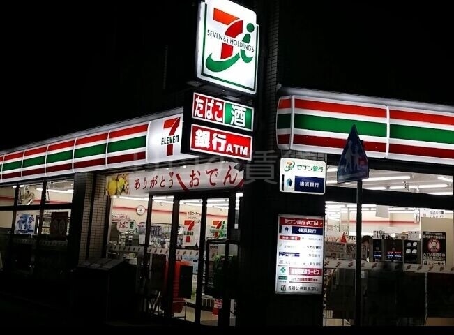 コンビニ　セブンイレブン川崎神明町店（コンビニ）まで214m