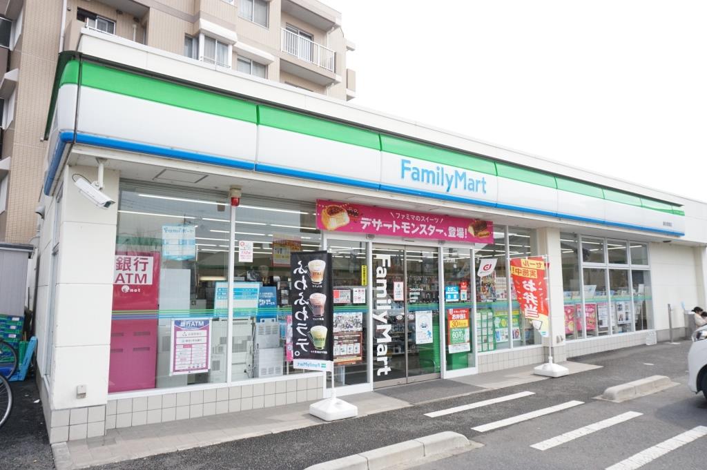 コンビニ　ファミリーマート 越谷恩間店（コンビニ）まで295m