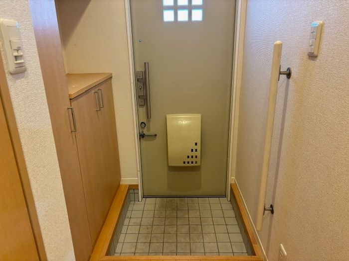 玄関　シューズボックス付きの玄関です★