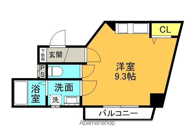 京阪交野線 宮之阪駅 徒歩4分 10階建 築14年の間取り写真