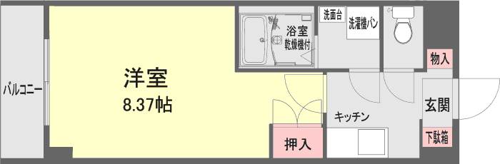 メイン石井の間取り写真