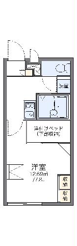 レオパレスクレールアピテの間取り