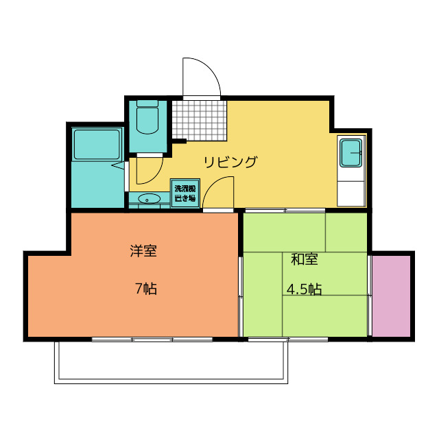 高橋マンションの間取り