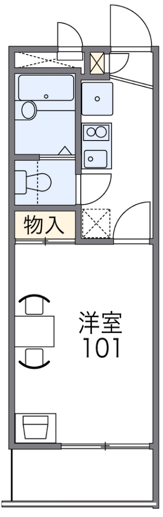 富田林市本町のマンションの間取り