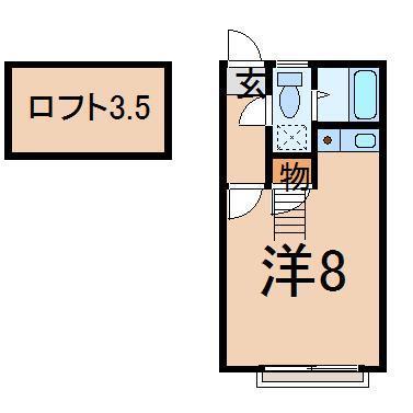 ＬＡ　ＣＩＥＮＥＧＡ　Ｂ－ｗｉｎｇの間取り