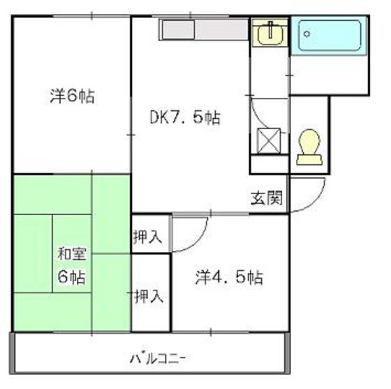 【廿日市市串戸のマンションの間取り】