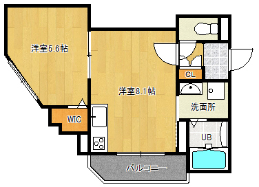 クリエオーレ中野本町の間取り