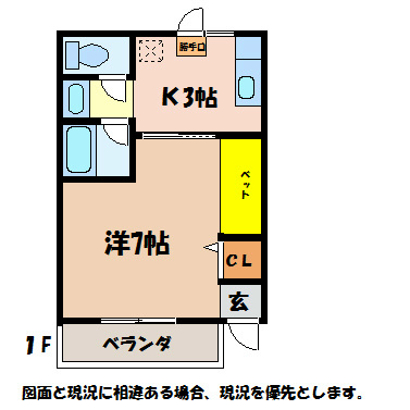 コーポポテンシャルの間取り