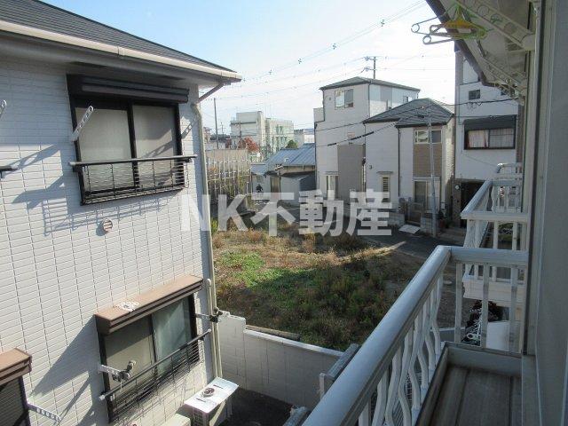 バルコニー　物干しです