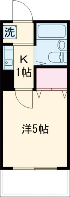 【世田谷区三宿のマンションの間取り】