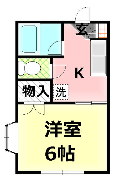 田方郡函南町間宮のアパートの間取り