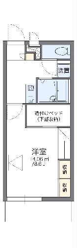 レオパレスリオの間取り