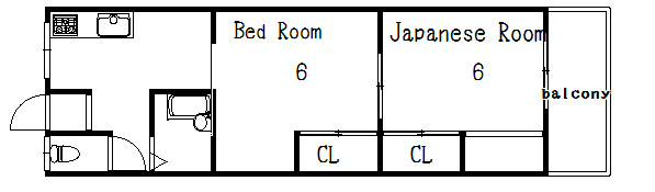 【セビーヌ鈴蘭台の間取り】