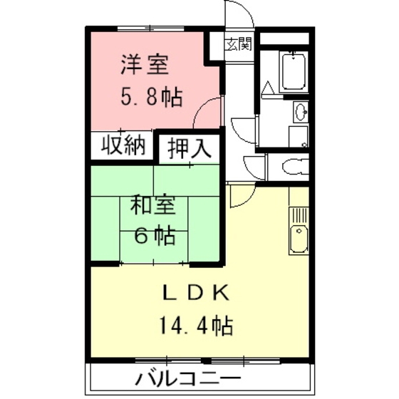 サウスバレー２１の間取り