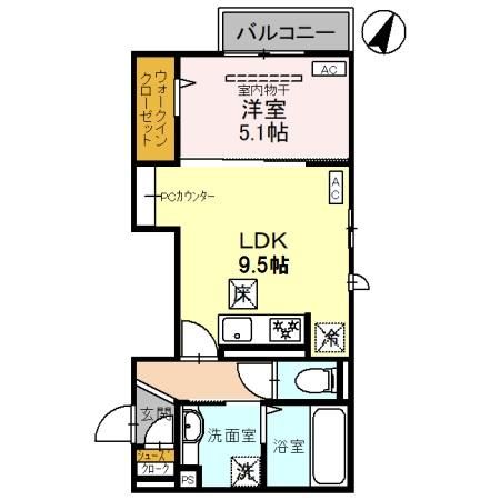 D-ROOM松尾鈴川の間取り