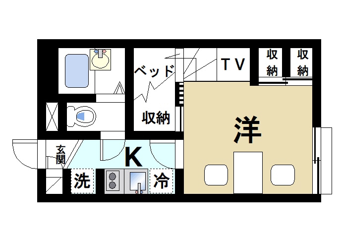 磯城郡田原本町のアパートの間取り