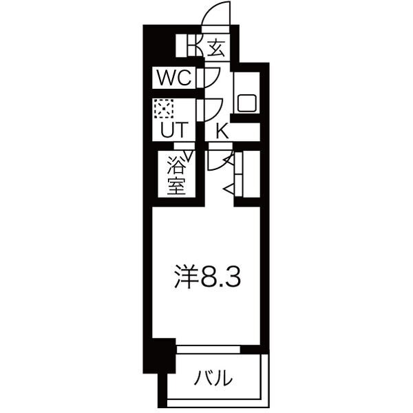 【メイクス名駅太閤の間取り】