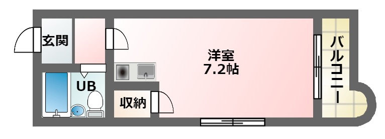 プレアール長居公園の間取り