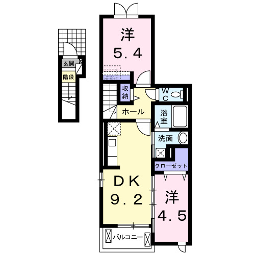 チェリーブロッサムIの間取り