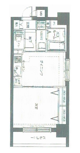 トーシンフェニックス方南町弐番館の間取り