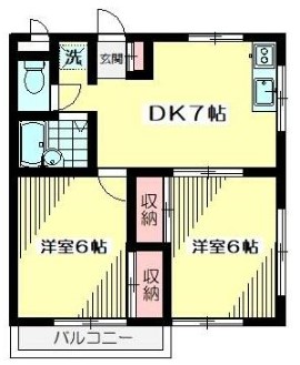 杉並区本天沼のマンションの間取り