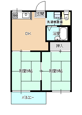 フォーブル堀の間取り