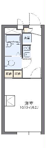 レオパレスオーク　ヒルの間取り