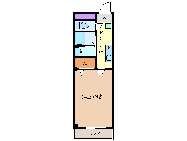 三重郡菰野町大字竹成のマンションの間取り