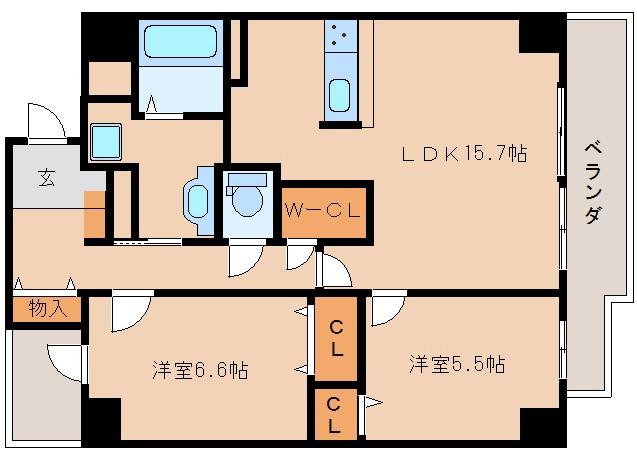 インフィニティの間取り