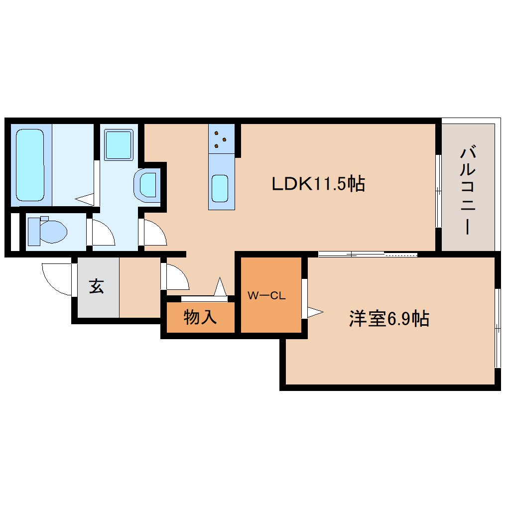 ベルソレイユIの間取り