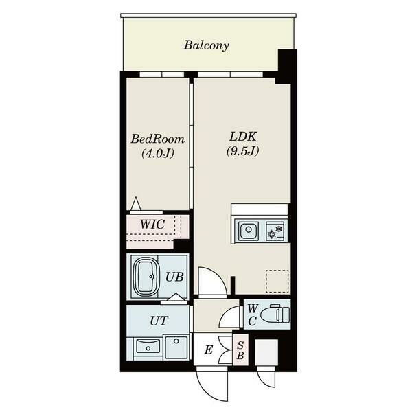 S-RESIDENCE東三国amanteの間取り