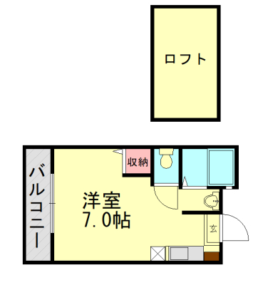 キャンパスビュー駅東　の間取り