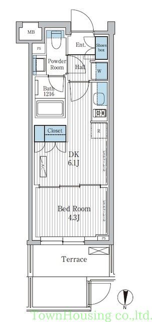 江東区東陽のマンションの間取り