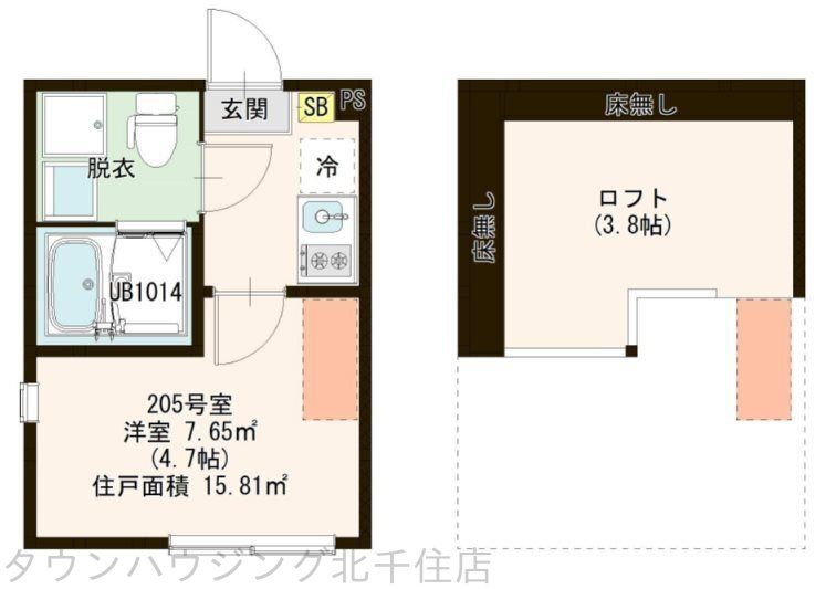 グラン竹ノ塚の間取り