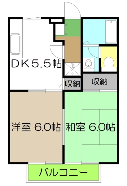 サニーシャトルの間取り