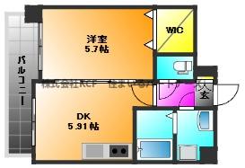 ジュネス合川の間取り