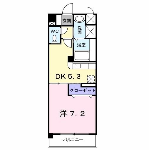 ハミングバード上吉田の間取り