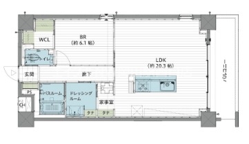 Celestial中町の間取り