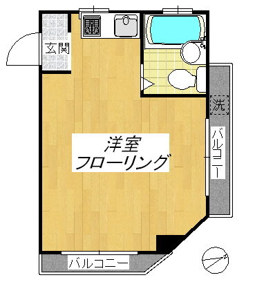 永和マンションの間取り