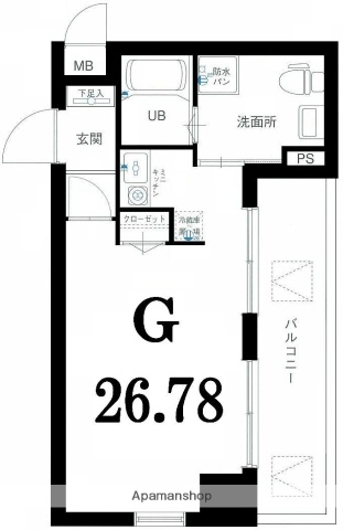 グリフィン横浜・反町公園の間取り