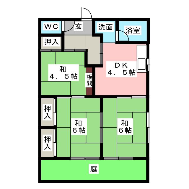 コーポ本郷の間取り