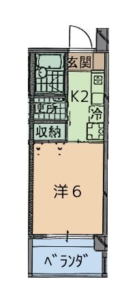 トーマス牧港2の間取り