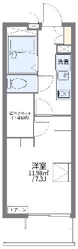 レオパレス城野の間取り