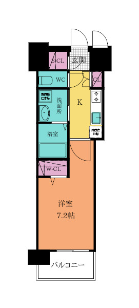 ラフィーネ香春口の間取り