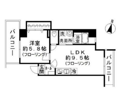 ヴィラフォレスト田端の間取り